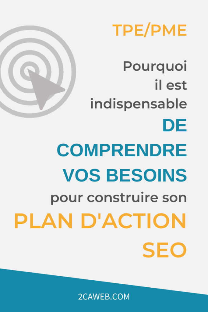 Pourquoi il est indispensable de comprendre vos besoins pour construire son plan d'actions SEO