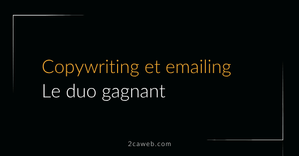 copywriting et emailing